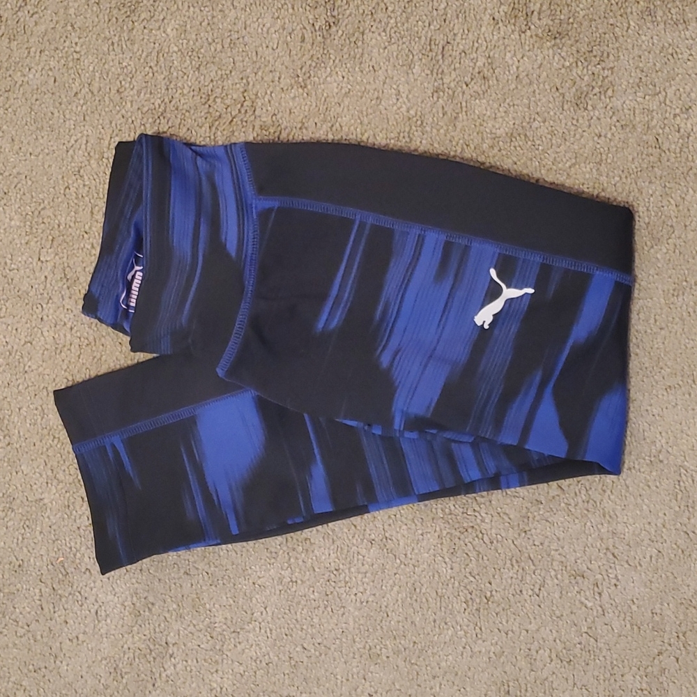 Small Purple and Black Puma Athletic Pants